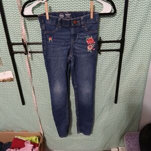Embroidered Denim Kids Jeans